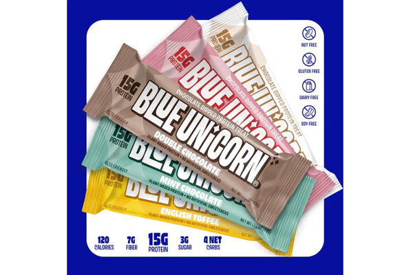 Free Blue Unicorn Protein Bars