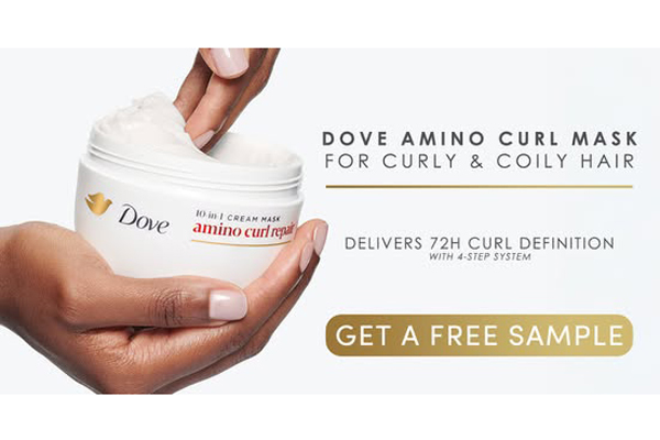 Free Dove’s Amino Curl Repair Mask