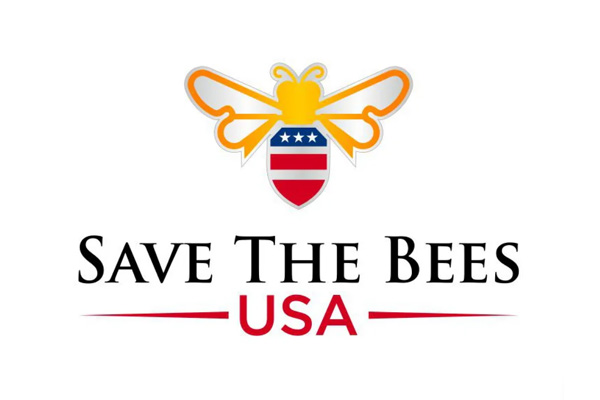 Free Save The Bees USA Sticker