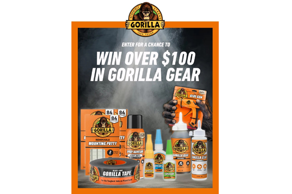 Win Gorilla Glue Best Sellers Prize Pack