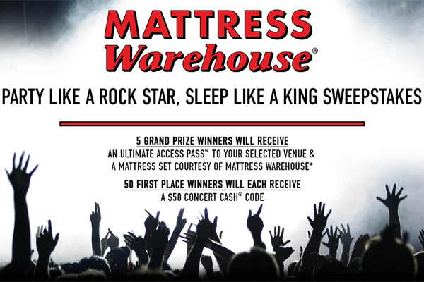 Win 1 of 5 Mattress Warehouse Set