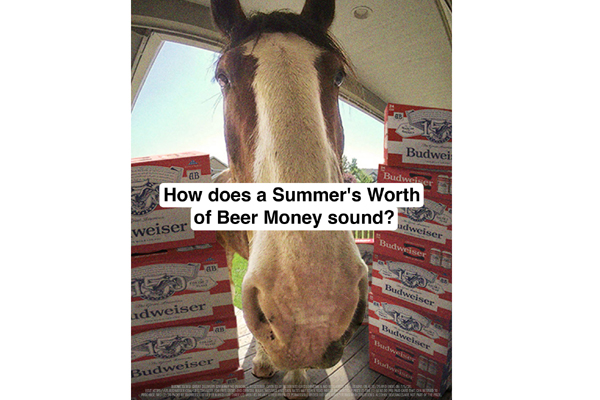 Win a Summer’s Worth of Budweiser